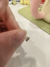 (YS)足銀999純銀雙層蝴蝶耳釘通勤耳釘睡覺不用摘光面螺絲扣耳釘 足銀999雙層蝴蝶耳釘送禮盒 曬單實(shí)拍圖