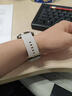 華為（HUAWEI）手表表帶原裝真皮運(yùn)動橡膠適用華為榮耀watch4 GT3 GT2Pro GT保時捷系列男女通用 華為原裝表帶【氟橡膠-凝霜白】(20mm口徑) 曬單實(shí)拍圖