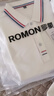 羅蒙（ROMON）工作服POLOT恤衫定制印logo字員工短袖t恤工衣訂制衣服工裝刺繡夏 A款-白色/升級(jí)版 x 短 袖 XL 曬單實(shí)拍圖