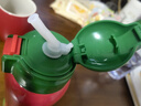 虎牌熱水瓶株式會社兒童保溫水壺蓋子硅膠吸嘴吸管替換頭寶寶600ml水杯防漏原裝配件 軍綠吸管蓋+日版吸管組 曬單實拍圖