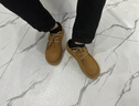 雅格獅丹（Aquascutum）男鞋夏季2025新款商務(wù)休閑皮鞋男士真皮工裝鞋 黃棕 【英國(guó)百年品牌】 39 -適合運(yùn)動(dòng)鞋40碼 曬單實(shí)拍圖