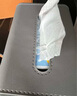 稻草熊車載紙巾盒汽車抽紙袋車內(nèi)用坐式遮陽板扶手箱多功能收納盒餐巾盒 典雅灰【一抽到底+彈簧】 曬單實拍圖