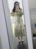 粉媚夢(mèng)裙子女新品連衣裙夏季套裝女兩件套2025新款衣服女裝法式吊帶長(zhǎng)裙 復(fù)古提花吊帶裙+開(kāi)衫兩件套 S 【建議100斤以內(nèi)】 曬單實(shí)拍圖