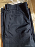 晚白【新品】2025秋款高腰褲子百搭通勤鐮刀褲女【不含腰帶】 深藍(lán)色 29 曬單實(shí)拍圖