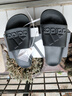阿迪達(dá)斯 （adidas）涼拖男女鞋 25秋季新款戶外運(yùn)動沙灘鞋休閑輕便人字拖鞋 IF7371/全黑/一字拖 40.5 鞋內(nèi)長250mm 曬單實(shí)拍圖
