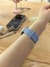 watchbond適用華為手表watch5表帶GT5/5Pro女款41/42mm冰晶藍表帶GT4磁吸硅膠回環(huán)腕帶智能運動18mm透氣腕帶 曬單實拍圖
