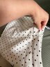 貞喜氣波點西裝短裙女a(chǎn)字裙夏季薄款半身裙胖mm大碼梨型顯瘦帶安全褲 杏色 M 建議96-105斤 曬單實拍圖