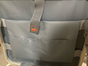 奕旅行李箱拉桿箱前開蓋小型登機箱深倉旅行密碼箱可上飛機皮箱子輕便 白綠【多功能-大容量深倉】 20英寸 支持登機+破損換新 曬單實拍圖