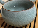 金鑲玉冰片汝窯西施壺 功夫茶具陶瓷茶壺開片冰裂泡茶壺家用 陳為勤手作 曬單實拍圖