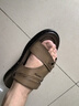 蜘蛛王2025春夏款男士休閑沙灘鞋時(shí)尚涼拖鞋 卡其色（底厚3CM） 41 曬單實(shí)拍圖