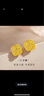 中國黃金（CHINA GOLD）18K金小方糖耳釘女款直針款養(yǎng)耳洞耳飾情人節(jié)生日禮物送女友愛人 【今/次日達(dá)】18K金小方糖耳釘 曬單實(shí)拍圖
