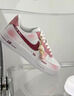 耐克（NIKE）球鞋定制 Air Force 1AF1空軍一號 淺墨染指玫瑰情話(huà)男女情侶鞋 玫瑰情話(huà) 定制款不支持退換  44 .5 全新正品 假一賠十 曬單實(shí)拍圖