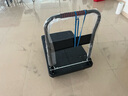 樂優(yōu)佰易 小推車平板手推車 90*60cm5寸TPR輕音耐磨承重900斤 裝修搬家小拖車搬運車小拉車手拉貨車折疊拖車 曬單實拍圖