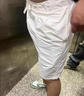 JEEP SPIRIT輕奢高檔白色短褲男款夏季潮牌潮流外穿休閑五分褲男士百搭沙灘褲 白色 M 曬單實(shí)拍圖