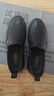 金利來男鞋商務(wù)休閑鞋夏季舒適透氣套腳沖孔皮鞋G558420269AAD黑色41 曬單實拍圖