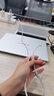 華為（HUAWEI）6A數(shù)據(jù)線充電線 USBType-C轉(zhuǎn)USBType-C/線長1.8m/高品質(zhì)線芯原裝 白色CC800 曬單實(shí)拍圖