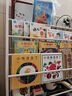 全品屋書架兒童書桌落地一體靠墻繪本架置物架移動書柜簡易寶寶玩具收納 【90cm】4書架+2收納架+3收納盒 曬單實拍圖