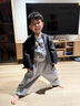 G. DUCKKIDS童裝男童秋裝外套2025新款兒童衣服春秋款?yuàn)A克衫時(shí)髦百搭男孩皮衣 黑色 100 尺碼2~3歲【 90-100cm】 曬單實(shí)拍圖
