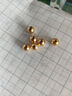 縱橫金業(yè)足金999   黃金轉運珠 金珠子  1克 單顆 頂珠 散珠 手串diy 1克  轉運珠 曬單實拍圖