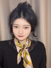 CRANTA KOMEIA官網(wǎng)圍脖絲巾女春秋季圍巾女護(hù)頸裝飾女小方巾媽媽生日禮物送老婆 藍(lán)邊黃色 高級(jí)感ck風(fēng)送老婆女朋友實(shí)用高檔 曬單實(shí)拍圖