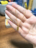 中國(guó)黃金（CHINA GOLD）小金條黃金吊墜女2025新款足金暴富小七夕情人節(jié)禮物送女朋友老婆 【送女友】小金條吊墜【贈(zèng)925鏈】 曬單實(shí)拍圖