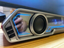漫步者花再Halo PixelBar深淵字幕歌詞音響電腦桌面音箱 自定義屏幕長條有線音箱藍牙6.0RGB燈效 破曉白 曬單實拍圖