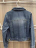 親素（KINNSU）秋季新款牛仔外套女春秋短款寬松復古港風(fēng)百搭韓版休閑短外套女秋 牛仔藍 S 曬單實(shí)拍圖