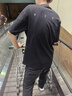 安踏凱里·歐文蘭亭恤丨梅蘭竹菊冰絲短袖男女夏透氣t恤上衣172521109 基礎(chǔ)黑-4 L (女生選購(gòu)建議偏小一碼) 曬單實(shí)拍圖