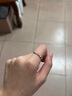 凰飾麗（PHOENIXSILY）戒指女款999純銀女生鉆戒活口七夕情人節(jié)禮物送女生女友老婆 蝶繞指環(huán)【代寫賀卡】 曬單實(shí)拍圖