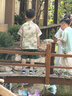 羅蒙男童漢服套裝春中秋新中式唐裝兒童中國風古裝國學演出服 綠色120 曬單實拍圖