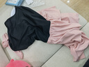微光里泳衣女泡溫泉2025年新款連體保守網(wǎng)紅風(fēng)遮肉顯瘦海邊沙灘度假泳裝 粉色少女心【均碼建議70-120斤】 曬單實拍圖
