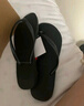 havaianas明星同款Slim細(xì)帶夾腳女人字拖平底海邊沙灘夏情侶拖鞋 0090-火耀黑 35-36 巴西碼 曬單實拍圖