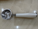 CLITON咖啡機(jī)手柄咖啡萃取手柄配件通用無底意式不銹鋼白色手柄51mm 曬單實(shí)拍圖