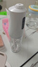 HYUNDAI沖牙器高頻家用洗牙器牙齒沖洗器便攜式水牙線深度清潔牙縫正畸矯正大容量節(jié)日送男女朋友家人禮物 純白 4支噴頭 曬單實(shí)拍圖