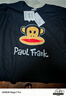 大嘴猴（paul frank）黑色純棉休閑t恤男士2025夏季潮流薄款冰絲運動短袖潮牌圓領簡約 B款復古黑色 【官方正品】 3XL 曬單實拍圖