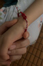 正港（ZGO）轉(zhuǎn)運(yùn)招財(cái)貓幸運(yùn)紅手繩銀手鏈女孩子女兒生日禮物女同學(xué) 6120 曬單實(shí)拍圖