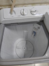 海爾（Haier）雙桶洗衣機(jī)半自動(dòng)自動(dòng)家用 10公斤大容量 家電國(guó)家補(bǔ)貼 以舊換新 雙缸XPB100-729S原廠品質(zhì)  曬單實(shí)拍圖