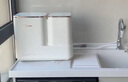 美的（Midea）雙子座分區(qū)洗波輪迷你洗衣機 MNB7VA0E 內(nèi)衣洗衣機小型嬰兒懶人洗衣機 少纏繞同洗同脫 以舊換新 曬單實拍圖