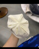 婧麒（JOYNCLEON）新生嬰兒帽子0-3個月春秋款純棉抗菌男女寶寶雙層秋冬胎帽囟門帽 黃色+藍(lán)色 0-6個月（32cm-39cm） 曬單實(shí)拍圖