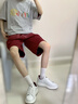 Lee男鞋休閑鞋設(shè)計(jì)感增高小白鞋男生時(shí)尚經(jīng)典板鞋舒適百搭白色鞋子男 酒紅 41 【偏大/請拍小一碼】 曬單實(shí)拍圖