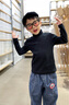 巴拉巴拉balaOne兒童打底衫男童女童睡衣保暖衣新款童裝2025秋冬 黑色90001 120 曬單實拍圖