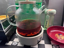史迪熊110V煮茶壺養生壺日本美國全自動(dòng)煮茶器玻璃花茶壺電熱燒水壺家電 白 1.8L 美規110V日本美國加拿大 曬單實(shí)拍圖