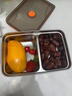 WCZ德國316不銹鋼飯盒食品級微波爐加熱上班族帶飯餐盒小學(xué)生分格便 850ml-本色【鋼316/可微波爐加熱】 曬單實拍圖
