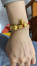 周大福十二生肖 狗年生肖定價(jià)黃金吊墜轉(zhuǎn)運(yùn)珠 生肖狗 EOR832七夕 曬單實(shí)拍圖