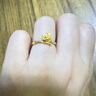 周大福浪漫復(fù)古實(shí)心玫瑰花足金黃金戒指(工費(fèi):120計(jì)價(jià))EOF774 12號(hào) 足金 約3.90g 曬單實(shí)拍圖