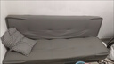 沙發(fā)床折疊兩用沙發(fā)小戶型坐臥貓抓皮公寓出租房布藝沙發(fā) 深灰色【耐刮耐磨貓抓皮】 四人位 2m *1.2m【加寬款】 曬單實(shí)拍圖