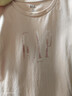 Gap女裝夏季純棉logo圓領(lǐng)短袖T恤簡(jiǎn)約百搭多色上衣564491 粉紅色 XS (155/76A) 亞洲尺碼 曬單實(shí)拍圖