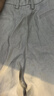 雅戈?duì)枺╕OUNGOR）短褲男清涼透氣水洗褲褲子亞麻短褲寬松版 米白 35 180/88A 曬單實(shí)拍圖