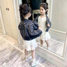 紛資言2025新款兒童牛仔外套童裝女童春秋款釘珍珠洋氣女孩韓版網(wǎng)紅上衣 珍珠牛仔衣藍(lán)色 100 身高100CM30斤 曬單實(shí)拍圖