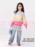 左西女童褲子春秋款兒童牛仔褲防褪色2025新款中大童長褲 牛仔色 160 曬單實拍圖
